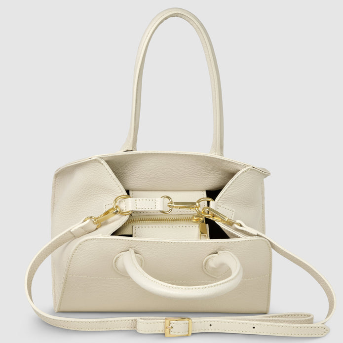 Italian Full-Grain Leather Top-Handle Bag | Sanremo