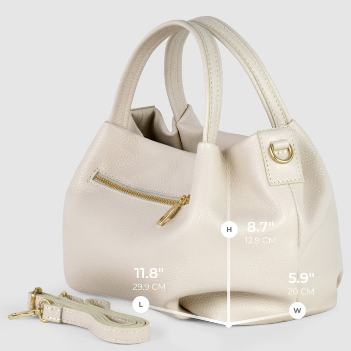 Italian Full-Grain Leather Top-Handle Bag | Lucca