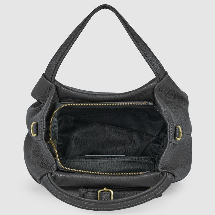 Italian Full-Grain Leather Top-Handle Bag | Lucca