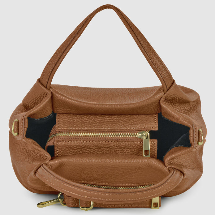 Italian Full-Grain Leather Top-Handle Bag | Lucca