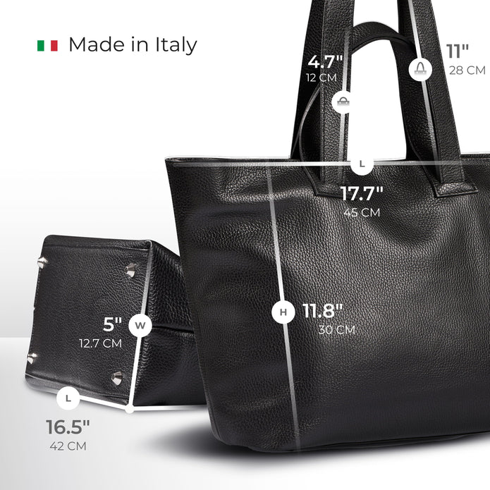 Italian Full-Grain Leather Tote Bag | Torino