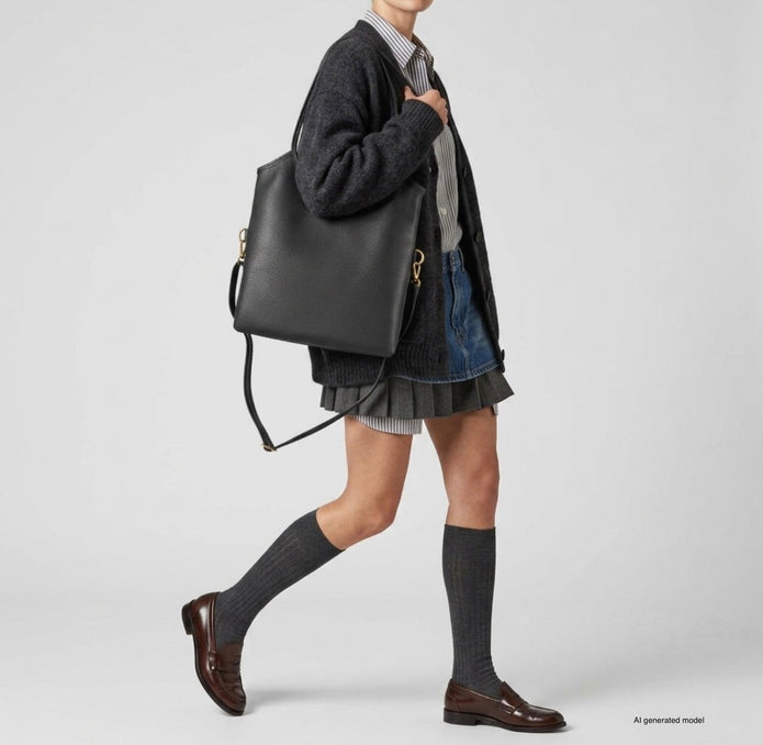 Italian Full-Grain Leather Tote Bag | Matera