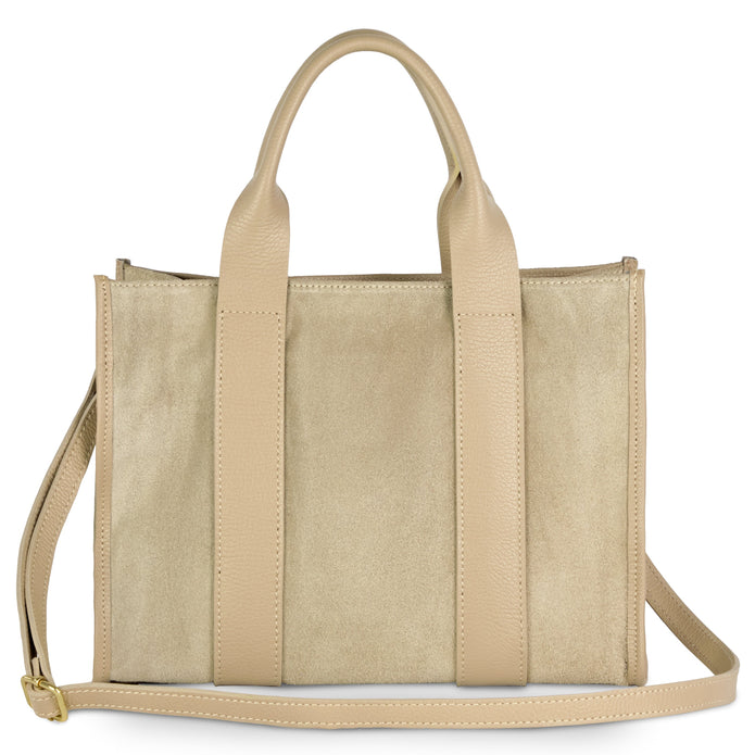 Italian Genuine Suede Tote Bag | Brianza