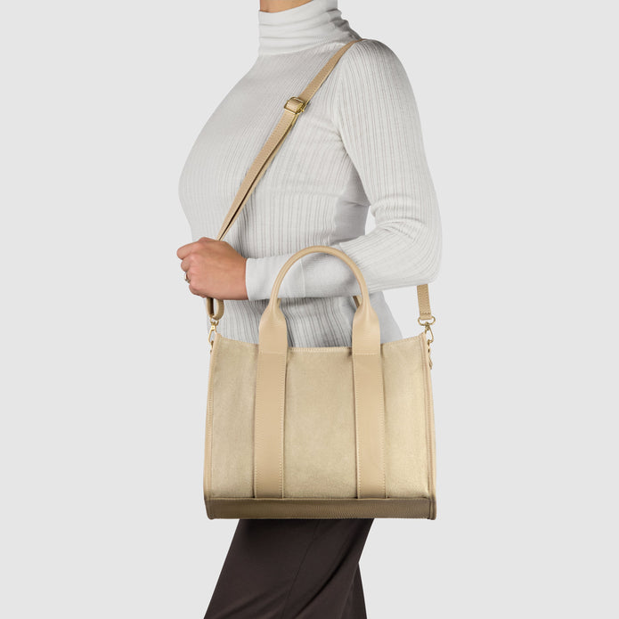 Italian Genuine Suede Tote Bag | Brianza