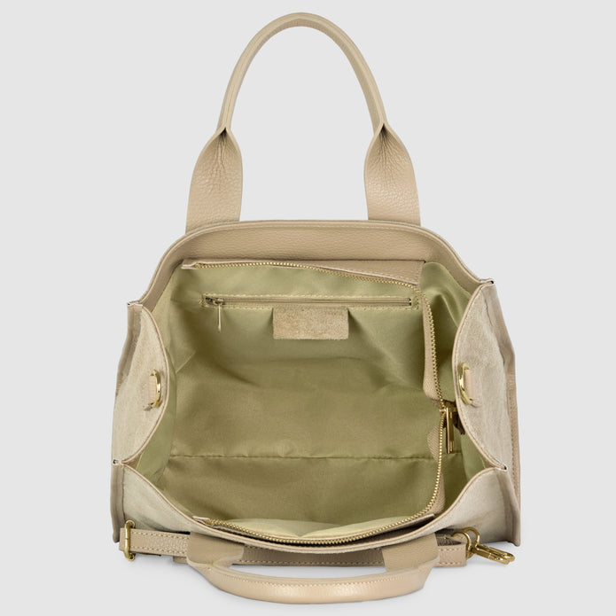 Italian Genuine Suede Tote Bag | Brianza