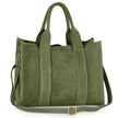 Italian Genuine Suede Tote Bag | Brianza