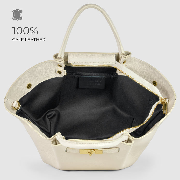 Italian Full-Grain Leather Tote Bag | Cosenza