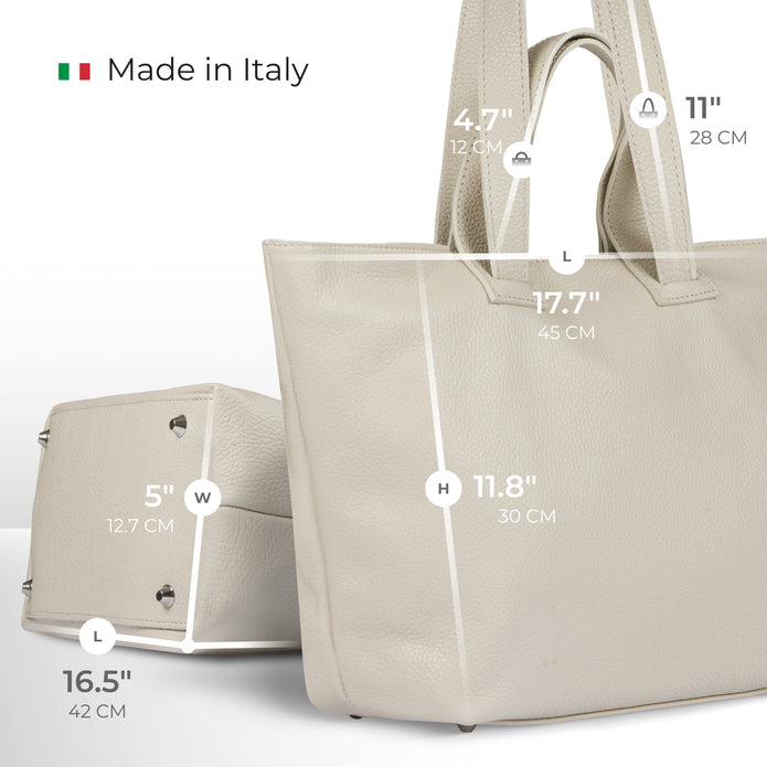 Italian Full-Grain Leather Tote Bag | Torino