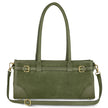 Italian Genuine Suede & Full-Grain Leather Shoulder Bag | Lodi