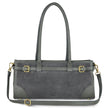 Italian Genuine Suede & Full-Grain Leather Shoulder Bag | Lodi