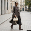 Italian Full-Grain Leather Top-Handle Bag | Cervia