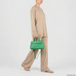 Italian Full-Grain Leather Top-Handle Bag | Cervia