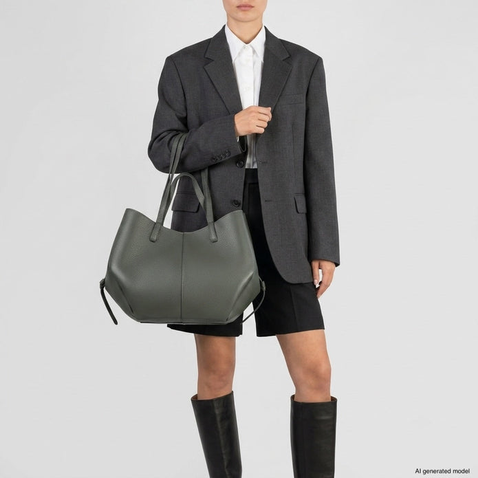 Italian Full-Grain Leather Tote Bag | Piacenza