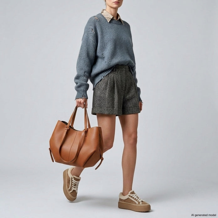 Italian Full-Grain Leather Tote Bag | Piacenza