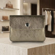 Italian Genuine Metallic Suede Wallet | Assisi