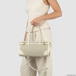 Italian Genuine Suede & Full-Grain Leather Shoulder Bag | Lodi