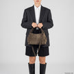 Italian Genuine Suede Shoulder Bag | Ferrara
