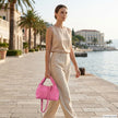 Italian Genuine Suede Shoulder Bag | Ferrara