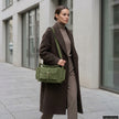 Italian Genuine Suede Shoulder Bag | Sondrio
