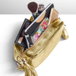 Italian Genuine Metallic Suede Crossbody Bag | Gubbio