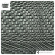 Italian Genuine Basketweave-Embossed Metallic Suede Top-Handle Bag | Treviso