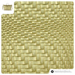 Italian Genuine Basketweave-Embossed Metallic Suede Top-Handle Bag | Treviso
