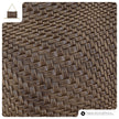 Italian Genuine Basketweave-Embossed Suede Crossbody Bag | Bergamo
