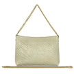 Italian Genuine Basketweave-Embossed Suede Crossbody Bag | Bergamo