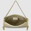 Italian Genuine Basketweave-Embossed Suede Crossbody Bag | Bergamo