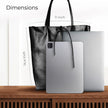 Italian Metallic Full-Grain Leather Tote Bag | Vinci