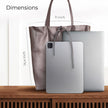 Italian Metallic Full-Grain Leather Tote Bag | Vinci