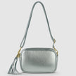 Italian Metallic Full-Grain Leather Crossbody Bag | Napoli