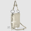 Italian Metallic Full-Grain Leather Shoulder Bag | Prato