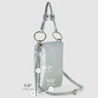 Italian Metallic Full-Grain Leather Shoulder Bag | Prato