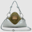 Italian Metallic Full-Grain Leather Shoulder Bag | Prato