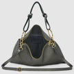 Italian Metallic Full-Grain Leather Shoulder Bag | Prato