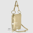 Italian Metallic Full-Grain Leather Shoulder Bag | Prato