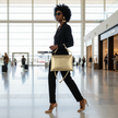 Italian Metallic Full-Grain Leather Shoulder Bag | Prato