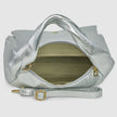 Italian Metallic Full-Grain Leather Top-Handle Bag | Trieste