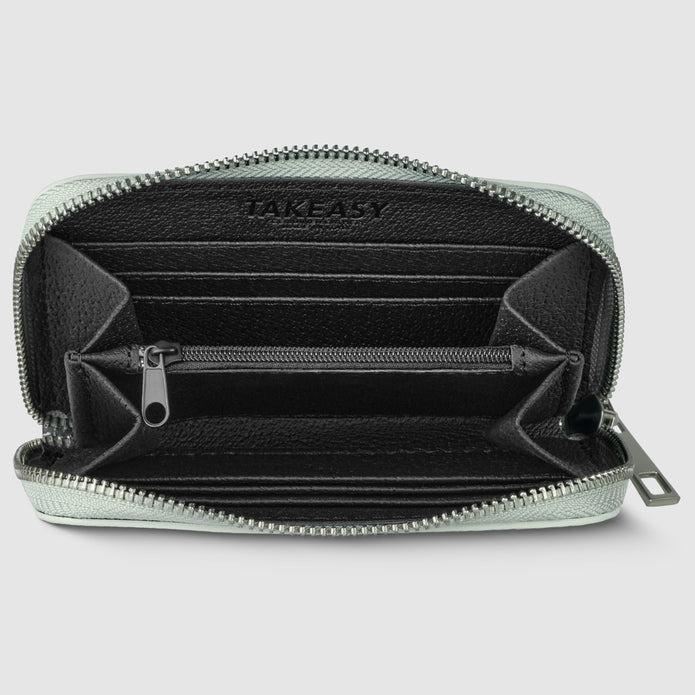 Italian Metallic Full-Grain Leather Wallet | Ancona