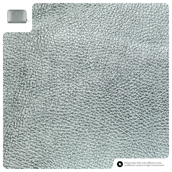Italian Metallic Full-Grain Leather Wallet | Ancona