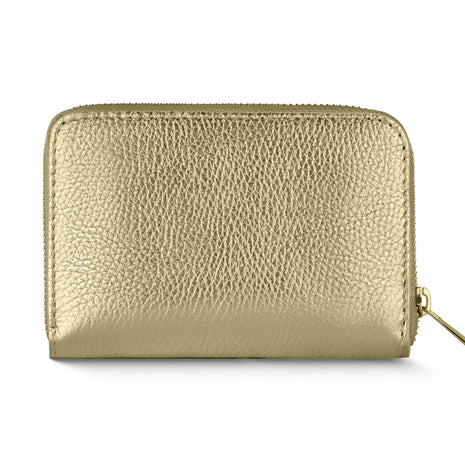 Italian Metallic Full-Grain Leather Wallet | Ancona