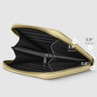 Italian Metallic Full-Grain Leather Wallet | Ancona