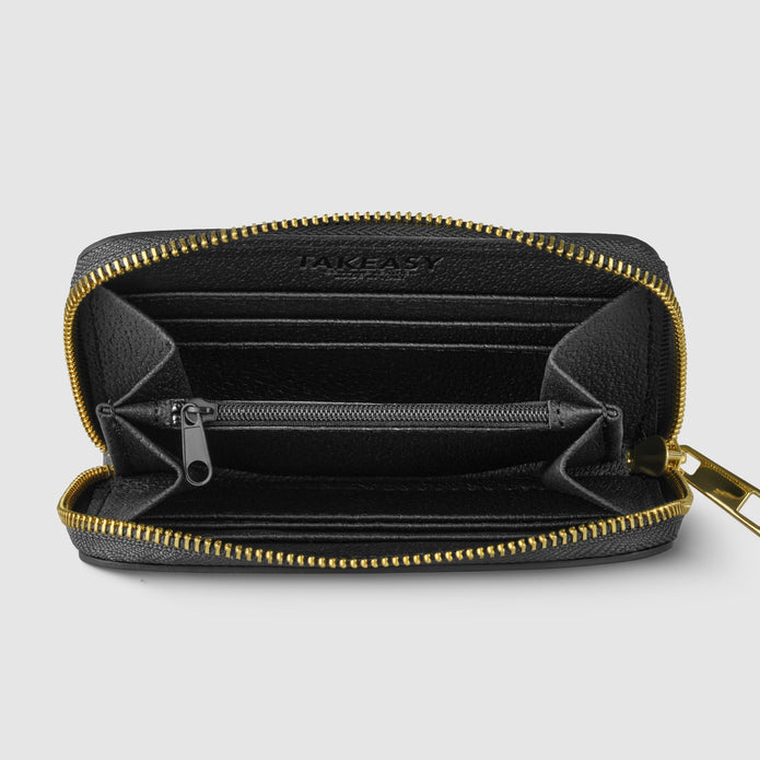 Italian Metallic Full-Grain Leather Wallet | Ancona