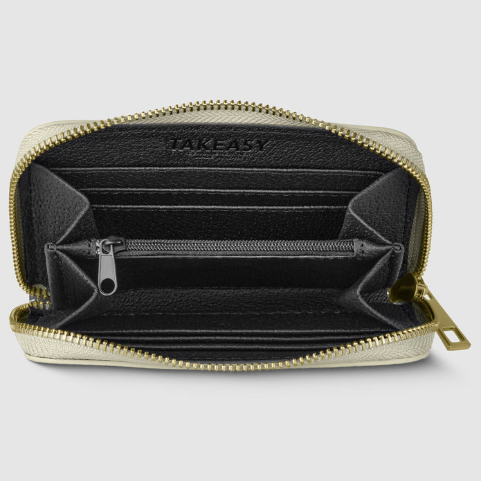 Italian Metallic Full-Grain Leather Wallet | Ancona
