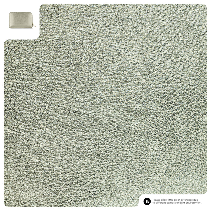 Italian Metallic Full-Grain Leather Wallet | Ancona