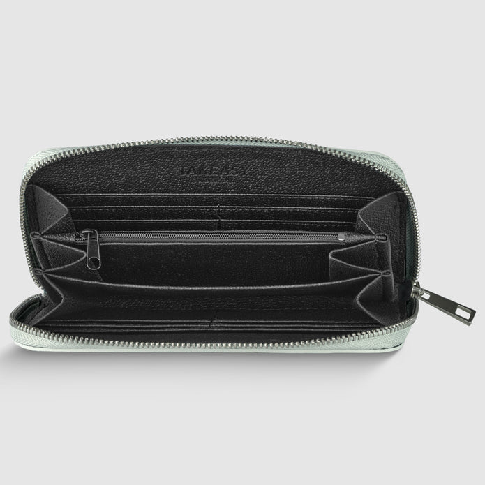 Italian Metallic Full-Grain Leather Wallet | Udine