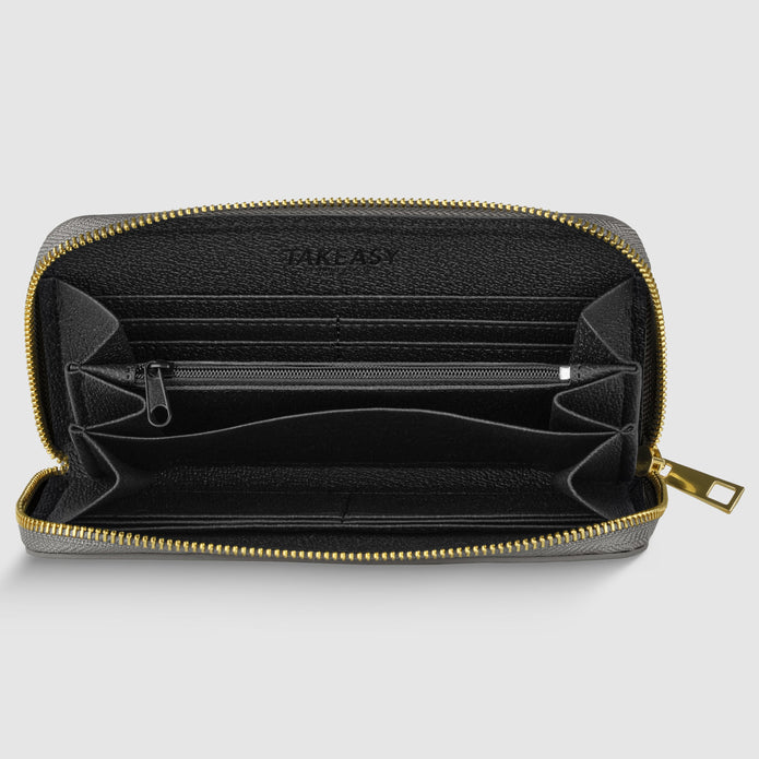 Italian Metallic Full-Grain Leather Wallet | Udine
