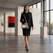 Italian Genuine Metallic Suede Crossbody Bag | Gubbio