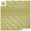 Italian Genuine Basketweave-Embossed Metallic Suede Top-Handle Bag | Imperia